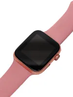 Наручний Смарт годинник Smart Watch T500 Спортивні з мікрофоном тонометром IP67 Aluminium 44mm Розумні годинник з функцією фітнесу та здоров'я рожеві