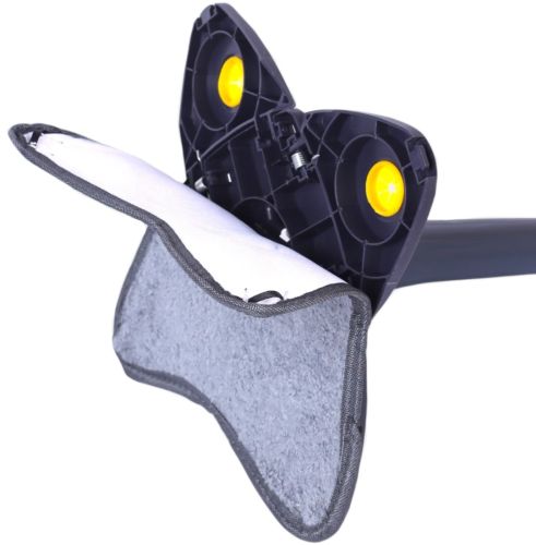 Чотирикутна змінна насадка запаска для квадратної Швабри Triangle Spin Mop 24x24 см, додаткова квадратна конюшина для миття та прибирання підлоги