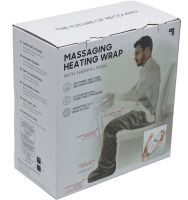 Масажна зігріваюча ковдра Calming Cosy LY-19 з підігрівом і масажем, електрична грілка плед CHC-3 3 режими для ніг і тіла від мережі Сірий