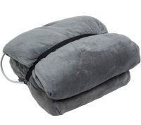 Масажна зігріваюча ковдра Calming Cosy LY-19 з підігрівом і масажем, електрична грілка плед CHC-3 3 режими для ніг і тіла від мережі Сірий