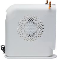 Напольный спиральный обогреватель тепловентилятор Voltronic JIEBO-N8 500W с рожками оленя, Переносной настольный электрообогреватель Deer Белый
