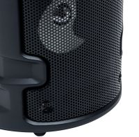 Бездротова Bluetooth колонка SoonBox S4405 10w з мікрофоном і RGB LED підсвічуванням, акумуляторна блютуз акустика USB AUX для Android IOS Чорна