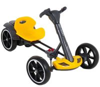 Дитячий електрокарт машинка Bambi M6072 до 30 кг з пультом, Електромобіль картинг Go Kart 35W з дистанційним управлінням, світлом і музикою для дітей
