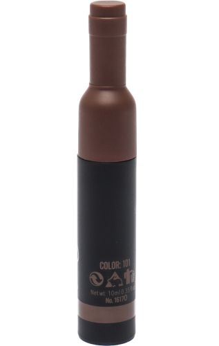 Водостійка фарба тінт Ministar Brow Tattoo Black Чорний з тату ефектом для підкреслення брів, Маркер гель #102 10 мл для татуювання брів