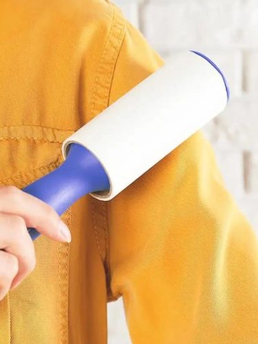 Вертикальный липкий ролик Lint Remover 1086 40 листов для чистки одежды и мебели, Универсальный валик роллер Ram-0S для удаления шерсти с вещей