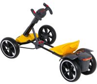 Дитячий електрокарт машинка Bambi M6072 до 30 кг з пультом, Електромобіль картинг Go Kart 35W з дистанційним управлінням, світлом і музикою для дітей