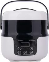 Автомобільна мультиварка Car Electric Rice Cooker M20A 2 л сенсорний мультиповар з підігрівом і таймерів 6 режимів від прикурювача 12V 24V