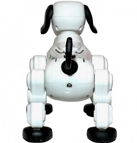 Радіокерована іграшка робот собака RobotDog Play Kingdom 777-602 з пультом у вигляді годинника, Інтерактивна собачка з реагуванням на дотики