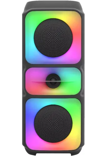 Акумуляторна колонка динамік Bluetooth SPEAKER MS-3629BT з RGB LED підсвічуванням бездротова акустична блютуз система E4109 FM AUX від акумулятора