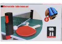 Набір для настільного тенісу Ping Pong Set XJ5902: комплект ракеток із висувною сіткою довжиною до 170 см, 6 м’ячів у чохлі для гри в пінг-понг, настільний теніс