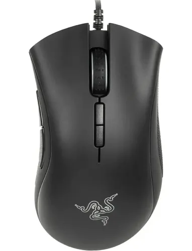 Ігрова дротова комп'ютерна мишка Razer DeathAdder Elite 16000dpi з RGB підсвічуванням для ПК, геймерська USB миша для комп'ютера і ноутбука Чорна