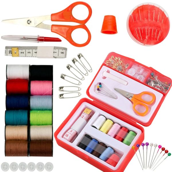 Дорожній швейний набір One Second Needle чудо-голки для шиття Insta Sewing Kit Tasy To Thread, ножиці, голки з боковим отвором Ван Секонд Нідл
