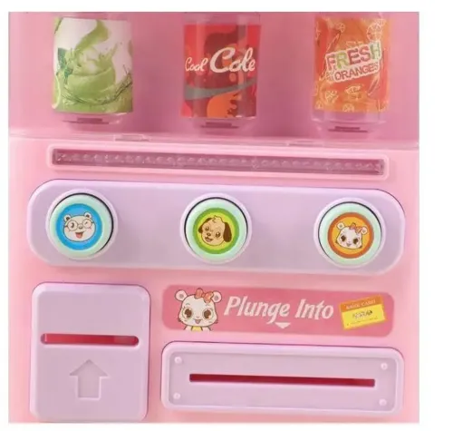 Дитячий іграшковий торговий автомат з напоями Vending Machine Drink Voice 8288, іграшковий набір для гри в магазин зі світловими ефектами