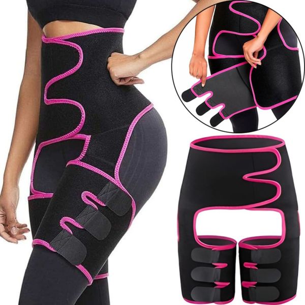 Коригуючий пояс фіксатор Adjustable One Piece Waist Band JN-79 для схуднення і корекції талії, Жиросжигающий корсет для заняття спортом Чорний