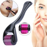 Мезороллер Skin Roller System на 540 титановых иголок от морщин для кожи, Роллер для микроигловой мезотерапии лица и тела Роликовый массажер