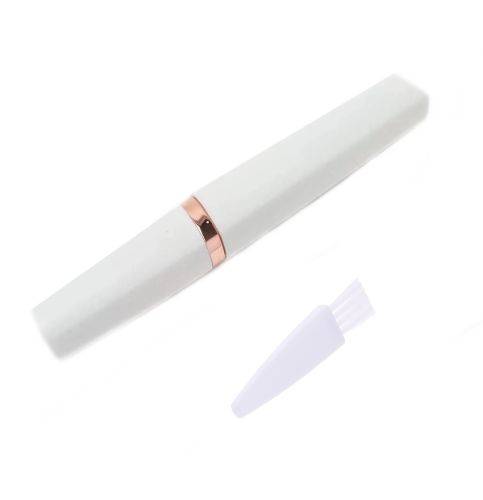 Жіночий епілятор для брів Finishing Touch Flawless Brows, портативний тример Електробритва для видалення волосся на батарейках Білий