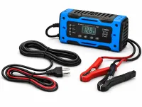 Автомобильное импульсное пускозарядное АКБ Jinnuoyi Pulse Repair Charger 12V 10A устройство с LED дисплеем для зарядки аккумуляторов авто 10Ah–200Ah