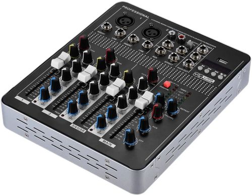 Професійний мікшерний пульт Yamaha Mixer BT4000 2ch BT 4-канальний Активний Аудіомікшер з вбудованим підсилювачем і Bluetooth MX-4000bt Чорний