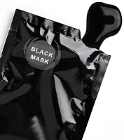Чорна маска плівка для обличчя від чорних цяток Black Mask вугільна маска-плівка для очищення шкіри та звуження пор 100 г