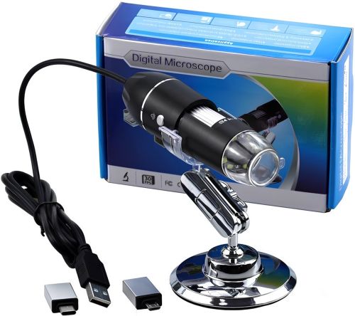 Цифровий електронний USB мікроскоп Digital Microscop MT4096 3 в 1 1600X портативний трихоскоп з Led підсвічуванням для пайки і збільшення AND HA-153