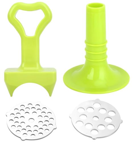 Ручна м'ясорубка Multfunction Mincer RF706 4 в 1 кухонний подрібнювач з насадками для фаршу, ковбаси і сосисок, Механічна м'ясорубка PS-323