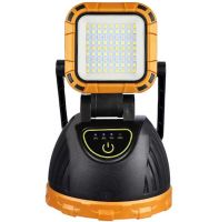 Акумуляторний ручний LED ліхтарик лампа Solar Hi Sheen HS-8033 з сонячною панеллю і ручкою 81COB, переносний світлодіодний ліхтар Power Bank від USB