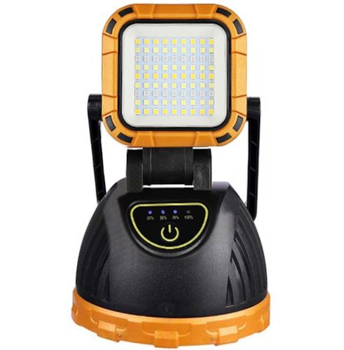 Акумуляторний ручний LED ліхтарик лампа Solar Hi Sheen HS-8033 з сонячною панеллю і ручкою 81COB, переносний світлодіодний ліхтар Power Bank від USB