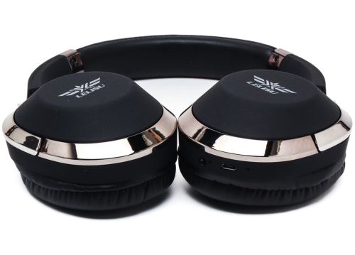Бездротові накладні Bluetooth навушники lelisu LS-221 повнорозмірна блютуз гарнітура з вбудованим мікрофоном і функцією плеєра Mini-jack TF Card