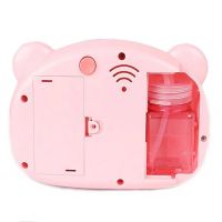 Дитячий генератор мильних бульбашок Свинка Bubble Camera HJ-458 у вигляді фотоапарата, іграшка фотоапарат для пускання мильних бульбашок на батарейках