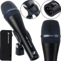 Ручний провідний мікрофон Sennheiser Evolution E965 для співу, вокальний односпрямований конденсаторний мікрофон для запису і караоке Чорний