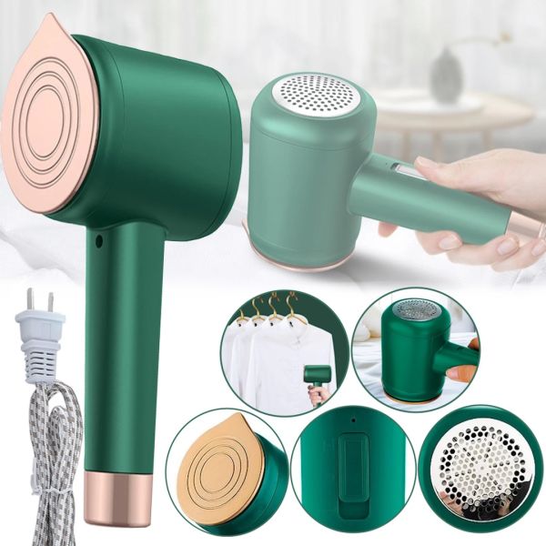 Дорожній компактний праска з машинкою для стрижки катишків Multifunctional ironing and trimming 2 в 1 GT - 01 міні відпарювач видалення катишек 30W