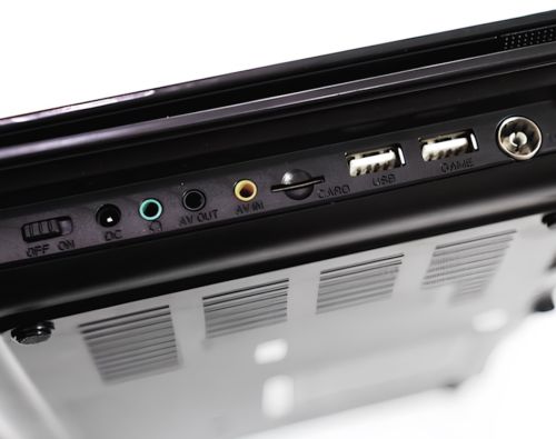 Цифровой автомобильный DVD проигрыватель Opera NS-1129 11" портативный поворотный плеер DVD-книга с пультом ДУ, джойстиком TV USB SD OP-1129