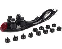 Електричний ручний масажер Quad Action Percussion Massager TK-88 - 2 для всього тіла 28 Вт, 12 в 1, вібраційний м'язовий мультімассажер для спини