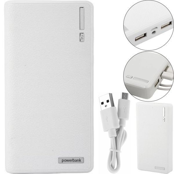 Універсальний зарядний POWER BANK 20000-1 mAh 2 usb порти портативний зарядний пристрій