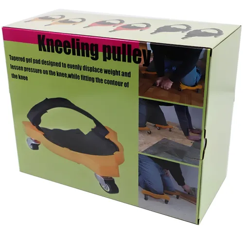 Захисні роликові наколінники Knee Blades 1603 для будівельних робіт, захист на коліно з поворотними колесами для ремонту підлогових покриттів