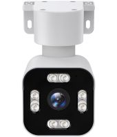 Вулична WiFi камера відеоспостереження Smart Camera A6S 360° поворотна IP-відеокамера з нічною зйомкою, датчиком руху і віддаленим доступом 4Мп