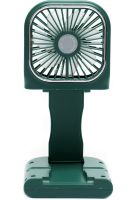 Портативний міні вентилятор Mini Fan F30 3 в 1 Powerbank кишеньковий ручний міні-вентилятор з ремінцем на шию, держателем і зарядкою для телефону USB
