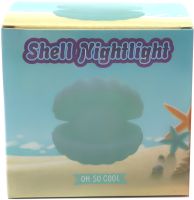 Настольный ночник Ракушка Perl Light детский светодиодный LED светильник в виде ракушки с жемчужиной, ночник-светильник на батарейках 10x9х9.5 см