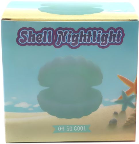 Настольный ночник Ракушка Perl Light детский светодиодный LED светильник в виде ракушки с жемчужиной, ночник-светильник на батарейках 10x9х9.5 см