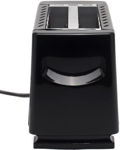 Електричний тостер Bitek BT-263 Black 1000W кухонний горизонтальний електротостер на 2 тости для хліба зі знімним піддоном 2 Slice TOASTER Чорний