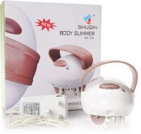 Антицеллюлитный массажер для тела Shuqin Body Slimmer SQ-100 Белый, лимфодренажный ручной роликовый вибромассажер против целлюлита для ягодиц ног рук