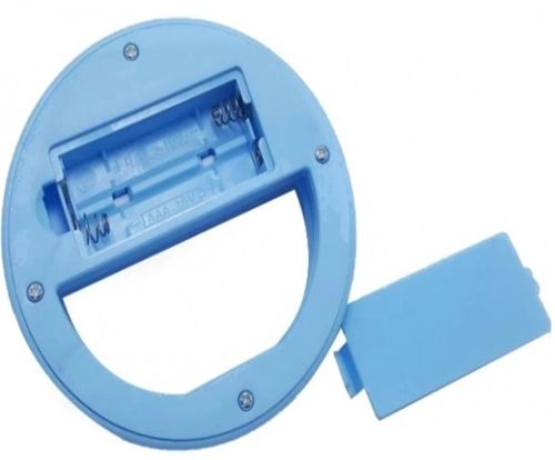 Світлодіодне LED селфи кільце Selfie Ring Light XL-191 8.5 см світлове підсвічування для фото лампа на телефон Android IOS блакитне, Рожеве, Чорне