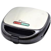Сендвичница бутербродница мультипекарь 4 в 1 Domotec MS-7704 1000W 4в1 серая гриль, вафельница, орешница 1000 вт