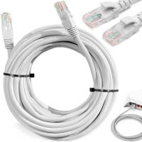 Мережевий LAN кабель патч корд MHZ 13525-9 RJ-45 до 10 м високошвидкісний патч-корд вита пара для підключення до комп'ютера інтернету до 1000Мбіт / з