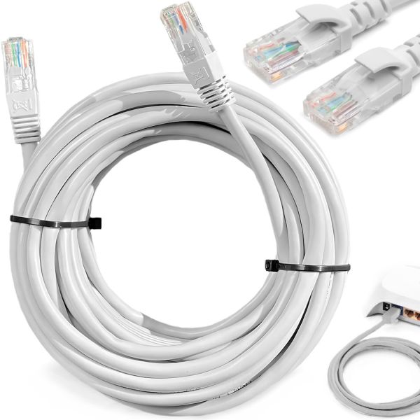 Мережевий LAN кабель патч корд MHZ 13525-9 RJ-45 до 20 м високошвидкісний патч-корд вита пара для підключення до комп'ютера інтернету до 1000Мбіт / з