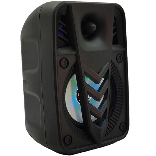 Портативная беспроводная колонка чемодан ESS-105 с Led подсветкой USB, SD, FM, AUX Bluetooth со светомузыкой аккумуляторная музыкальная, мини-чемодан