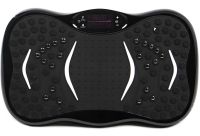 Тренувальна віброплатформа Vibration Platform TSVP1 до 150 кг вібраційний тренажер для зниження ваги, схуднення з еспандерами дисплеєм Bluetooth