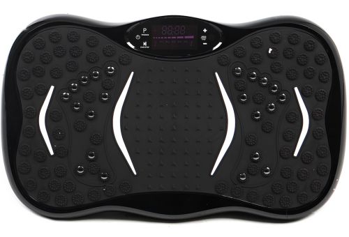 Тренувальна віброплатформа Vibration Platform TSVP1 до 150 кг вібраційний тренажер для зниження ваги, схуднення з еспандерами дисплеєм Bluetooth