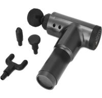 М'язовий масажер пістолет Fascial Gun FH-320 Black для тіла, портативний ручний ударний масажер-пістолет KH-320 YX-908 Чорний 