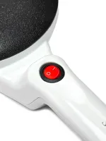 Занурювальна млинниця Sonifer Crepe Maker SF-3034 650W Електрична Сковорідка для млинців 20 см электроблинница з антипригарним покриттям Біла